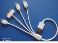 iPhone および人間の特徴をもつ携帯電話両方のための 1 つのマイクロ USB ケーブルに付き ABS 4 つ