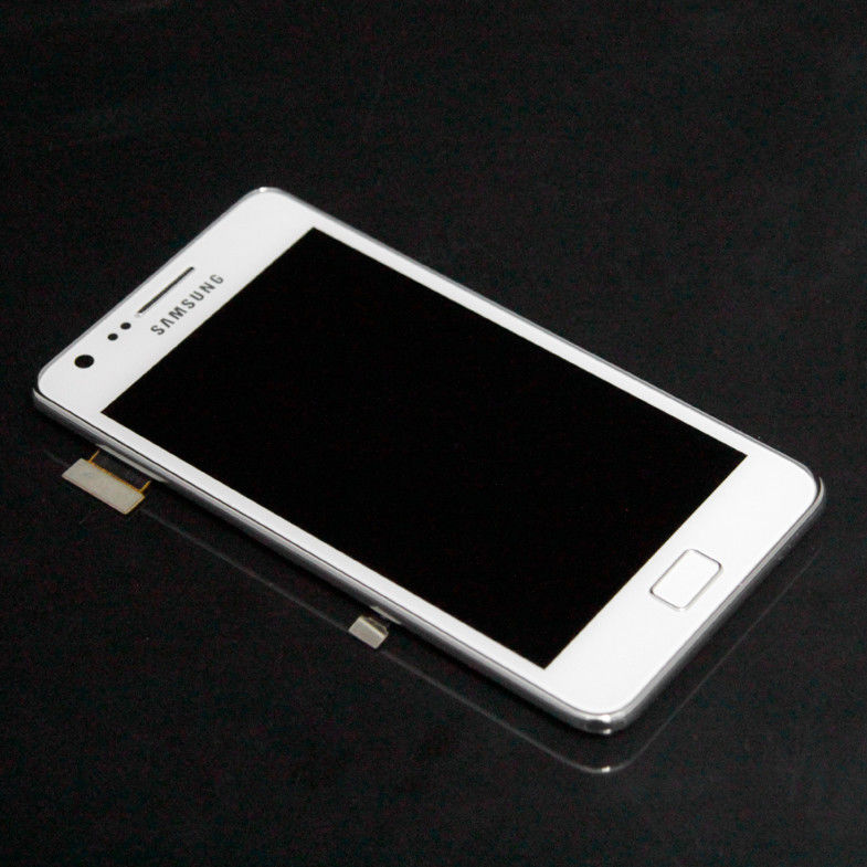 Samsung ギャラクシー S2 LCD タッチ画面のための白く完全な LCD アセンブリ Samsung の交換部品