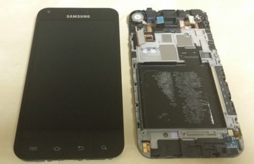 計数化装置の黒の S2 i9100 LCD のためのフレームが付いている 800x480 Samsung LCD スクリーン
